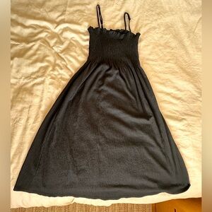H&M Black midi dress